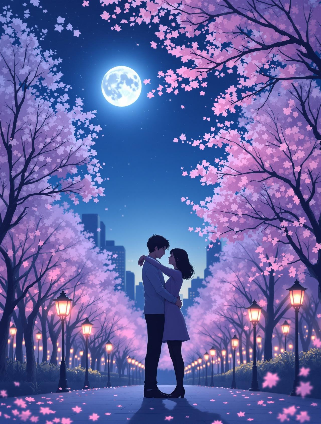 Al漫剧黄 - 月光下的约定